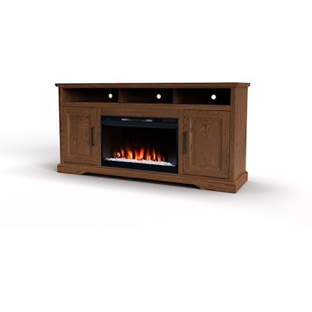 65-Inch Fireplace Console
