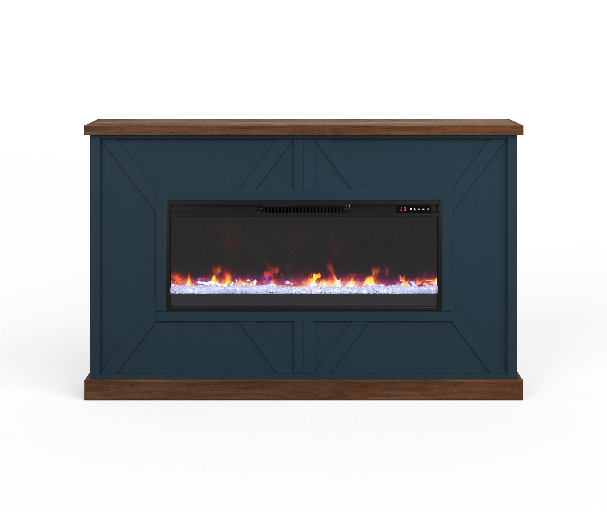 67" Electric Fireplace Mantel