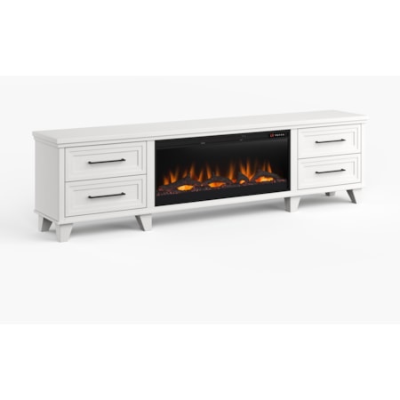 97" Fireplace TV Stand