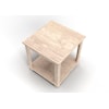 Legends Furniture Deer Valley End Table with Fixed Open Shelf