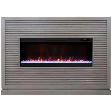 64" Electric Fireplace Mantel