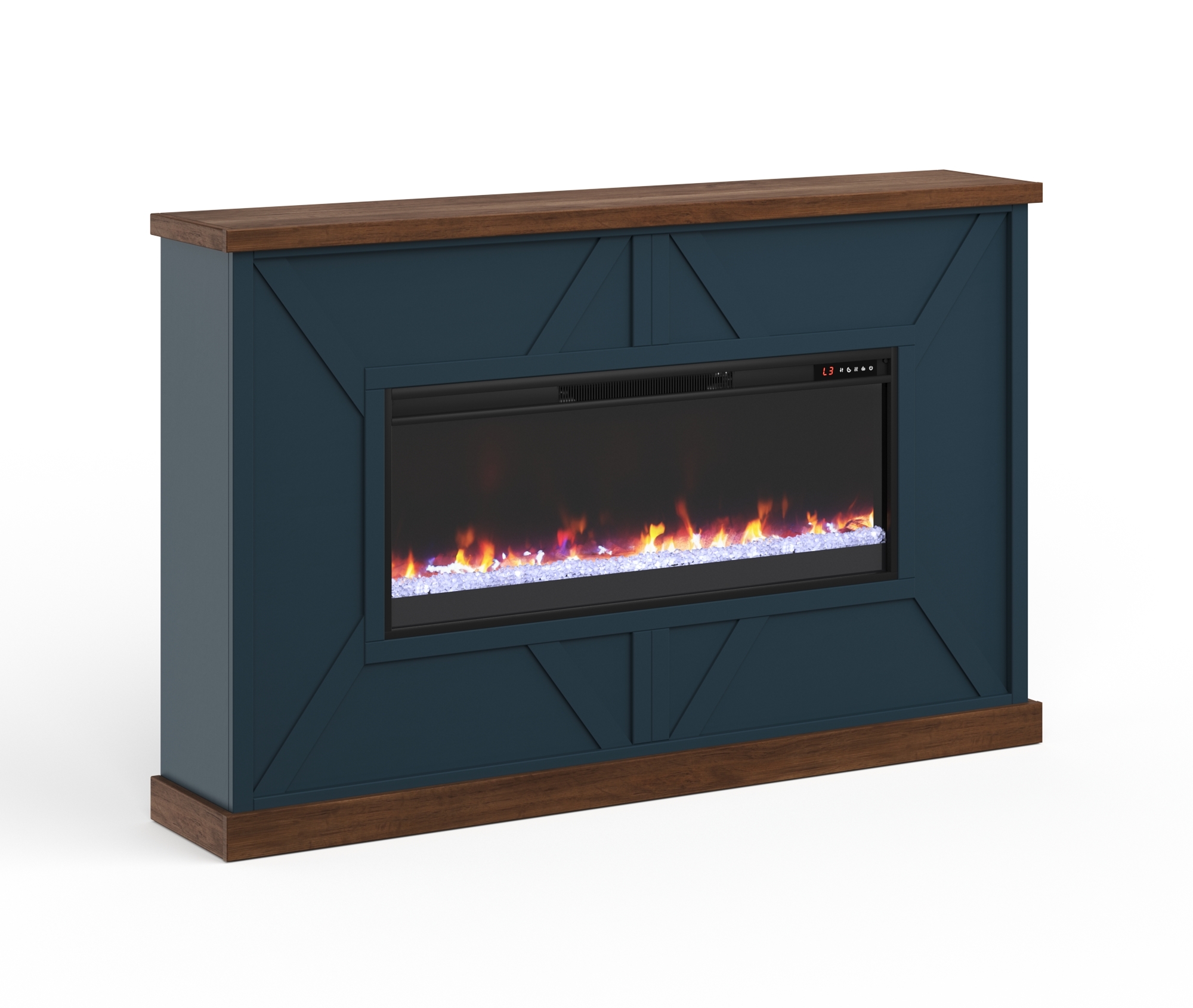 67" Electric Fireplace Mantel