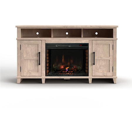 65-Inch Fireplace Console