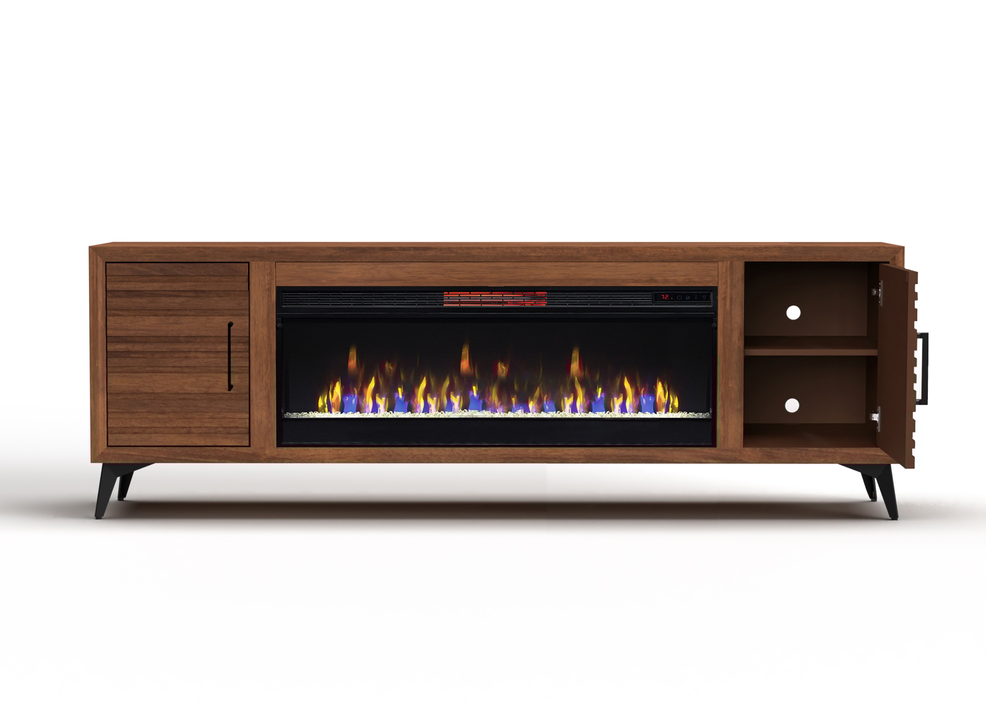 Legends Furniture Malibu 78" 2-Door Fireplace TV Stand