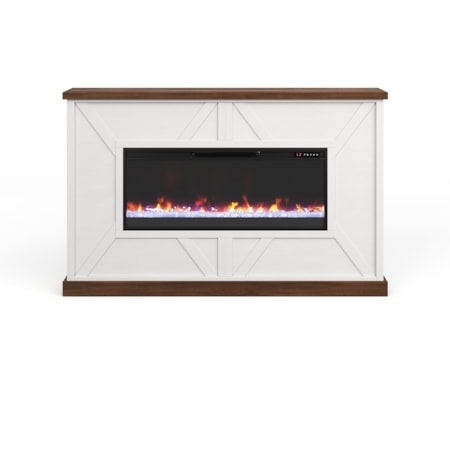 67" Electric Fireplace Mantel