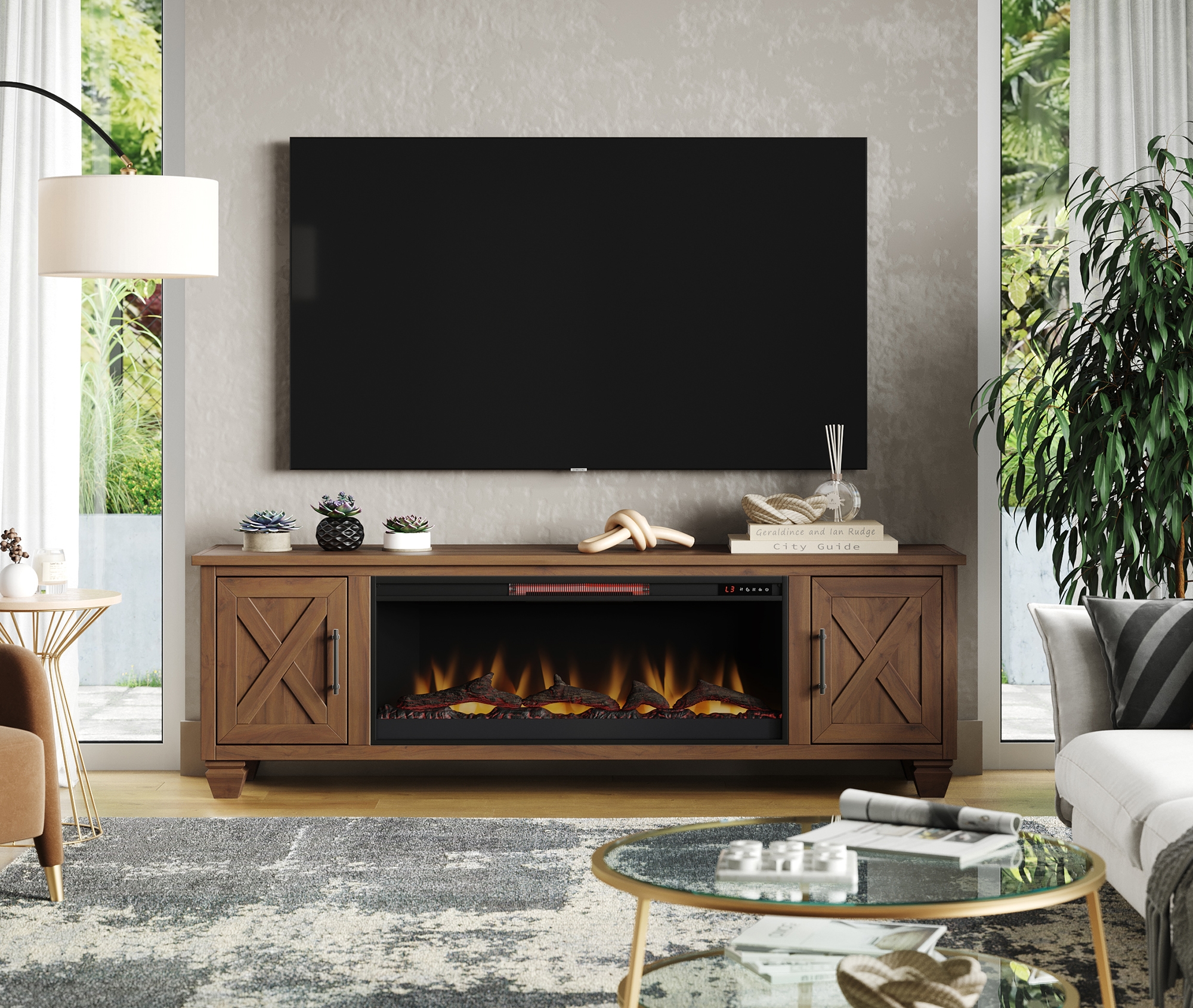Legends Furniture Liberty 79" Fireplace TV Stand