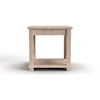 Legends Furniture Deer Valley End Table with Fixed Open Shelf