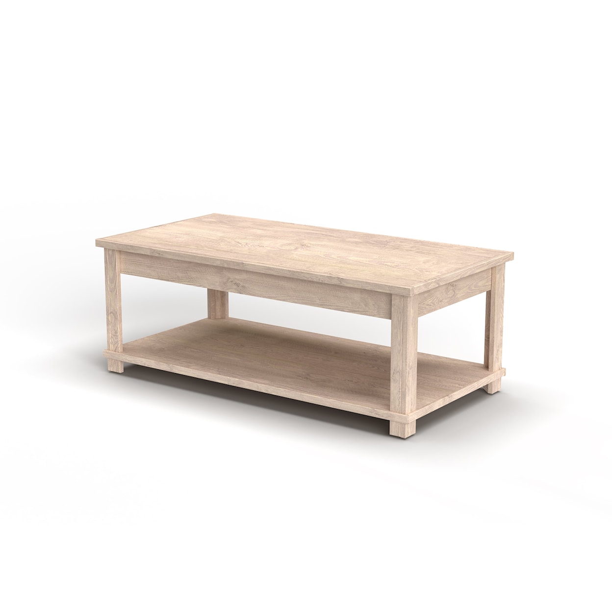 Legends Furniture Deer Valley Coffee Table with Open Shelf