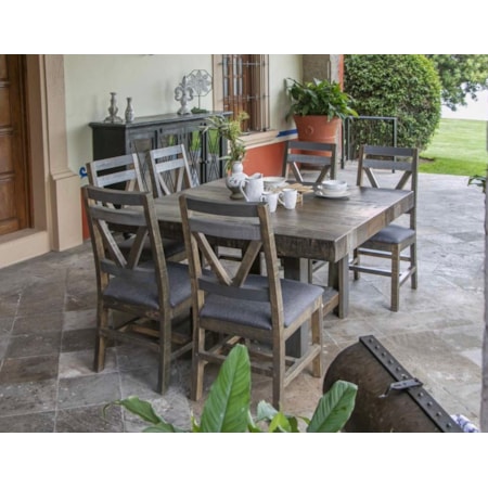 6-PC Dinette Set w/4Chairs and Bench