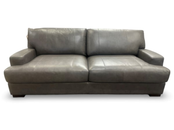 Leather Sofa Chair &amp; Ottoman