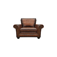 Kaymus Traditional Accent Chair with Nailhead Trim