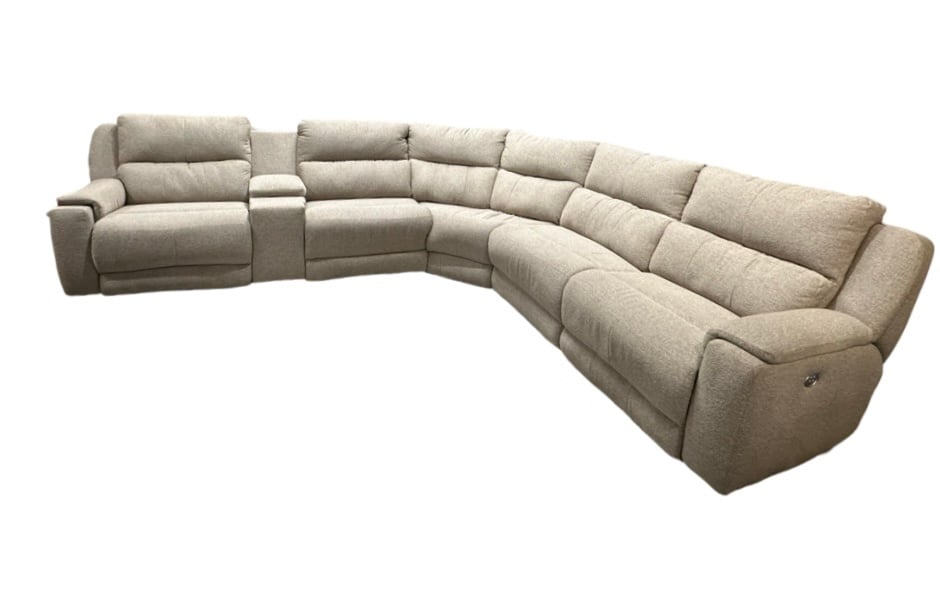 Sectional w/ Cup Holders and Power Headrests