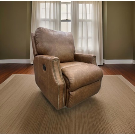 Leather Rocker Recliner