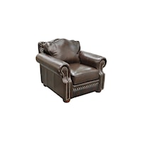 Laredo Traditional Accent Chair with Nailhead Trim