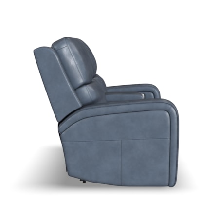 Leather Reclining Loveseat