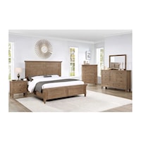 Queen Bed, Dresser, Mirror, Chest