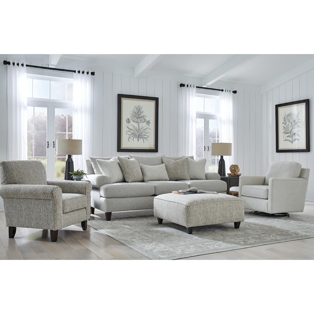 Fusion Furniture 7005 HOGAN COTTON Sofa