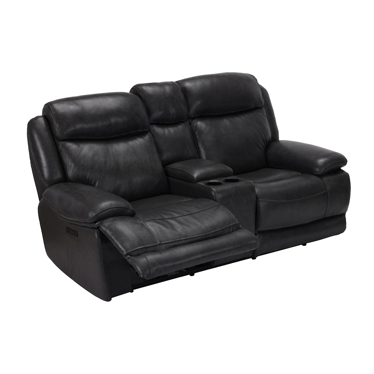 Cheers Triten Power Reclining Console Loveseat