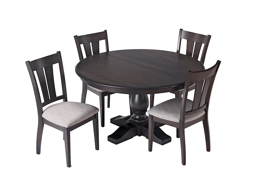 Abbey 5 Piece Amish Dining Set by L.J. Gascho Furniture at Van Hill Furniture