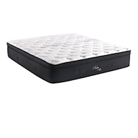 King Hybrid Firm Euro Pillow Top Mattress