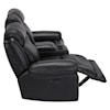 Cheers Triten Power Reclining Console Loveseat