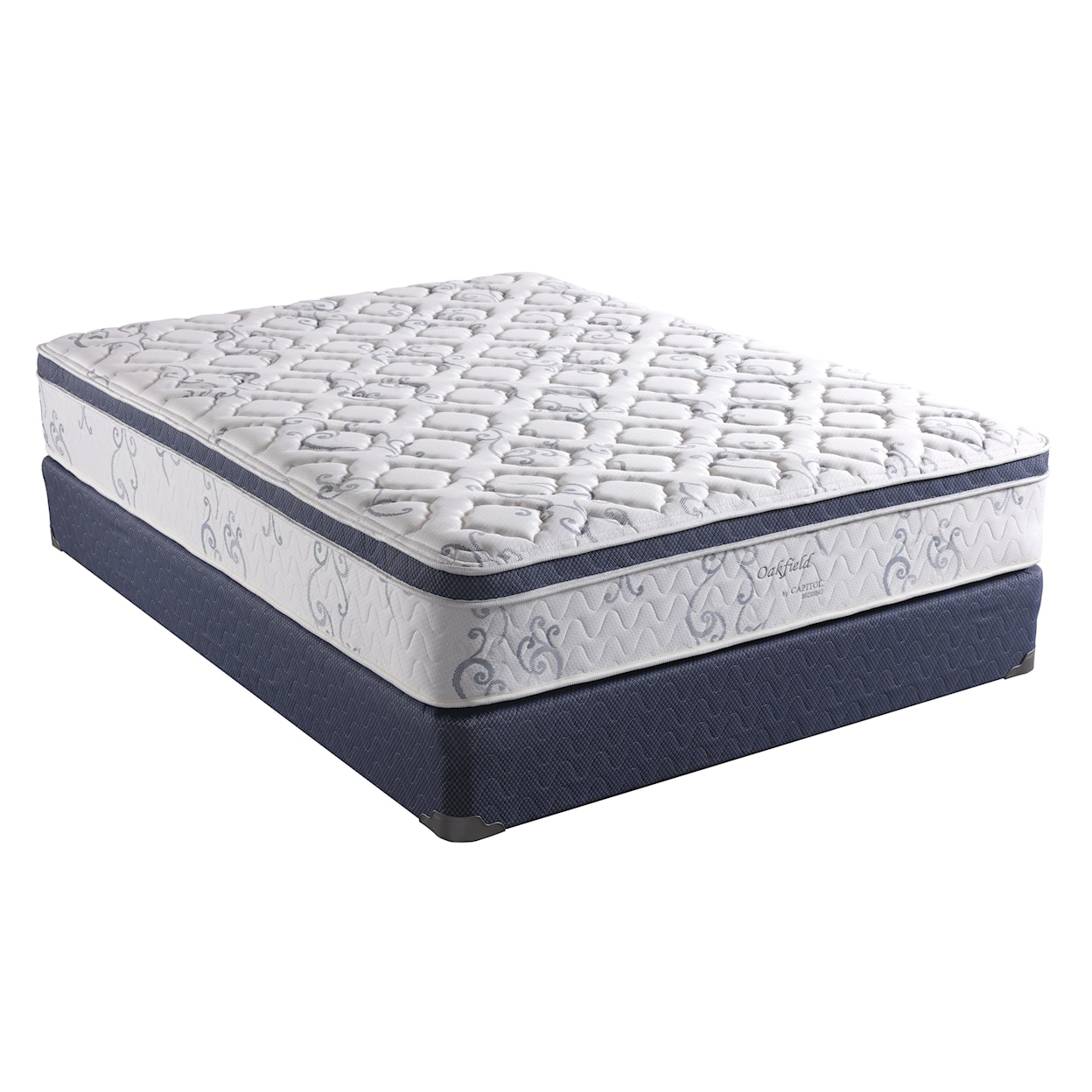 Capitol Bedding Oakfield Queen Euro Pillow Top Mattress Set