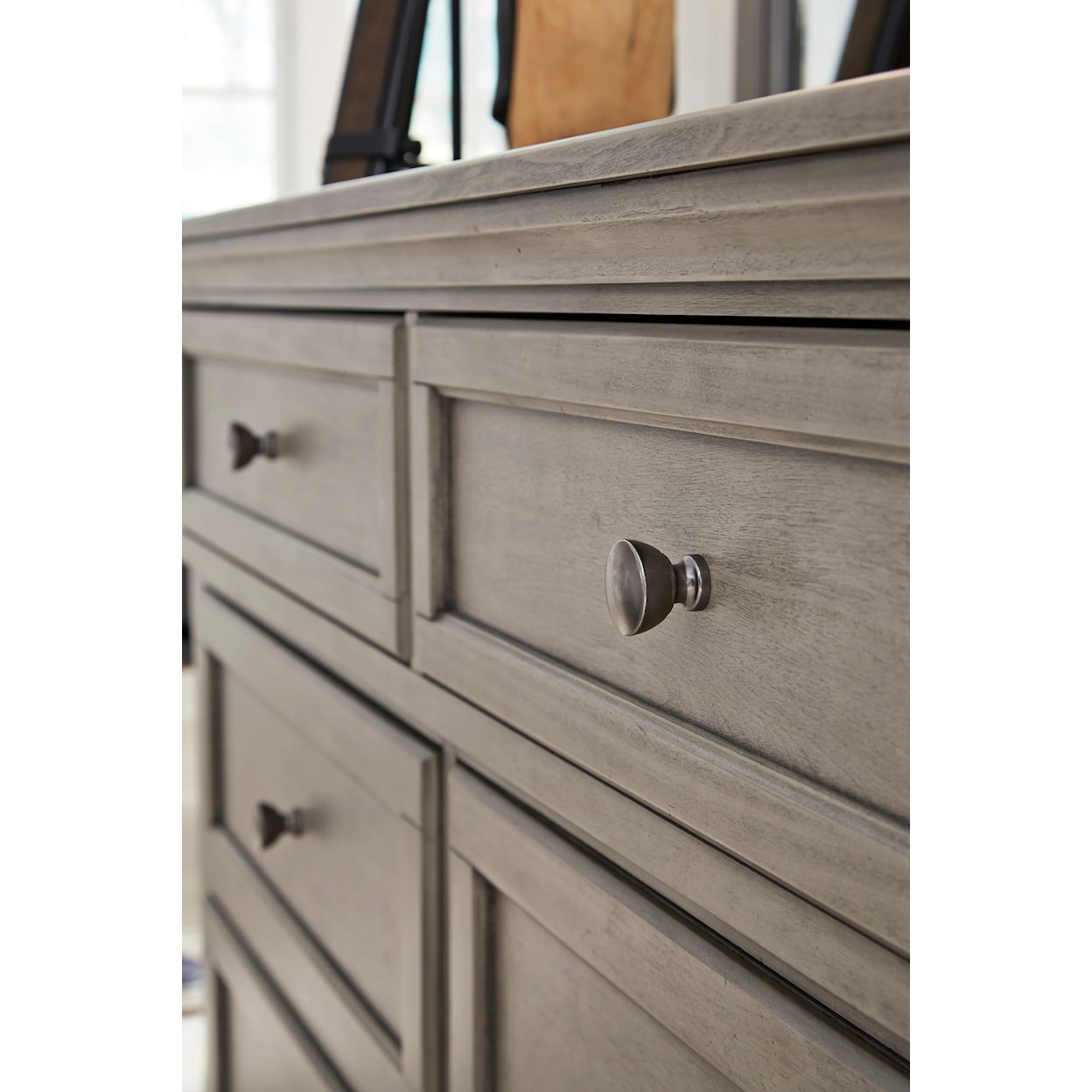 Signature Design by Ashley Lettner King Storage Bed, Dresser, Mirror, Chest