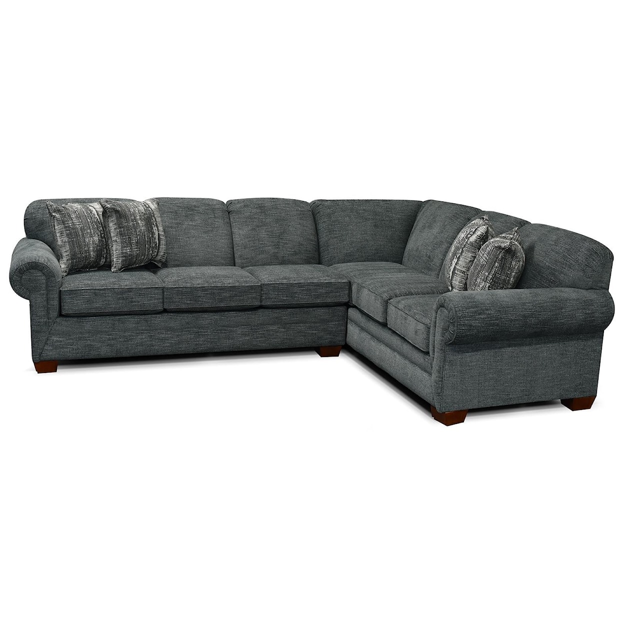 England 1430R/LSR Series 2 Piece LAF Sofa Sectional