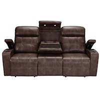 Power Recline Sofa with Wireless Charge & Lights