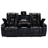 Cheers 9990M Power Recline Sofa with Drop Down Table