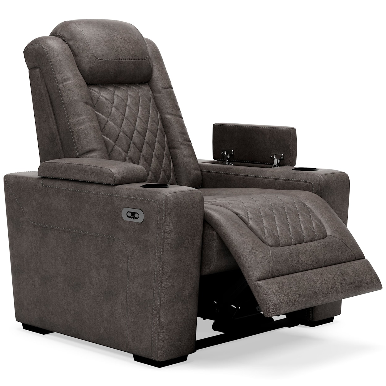 Signature Design by Ashley Hyllmont Power Recliner w/ Adj Headrest