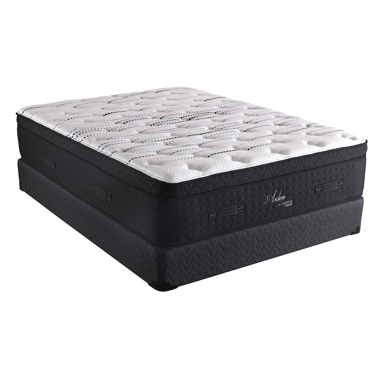 Capitol Bedding Arden Queen Hybrid Firm Pillow Top Mattress Set