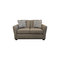 Loveseat with Casual Contemporary Style