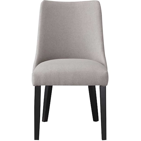 Upholstered Side Chair in Gray