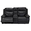 Cheers Triten Power Reclining Console Loveseat