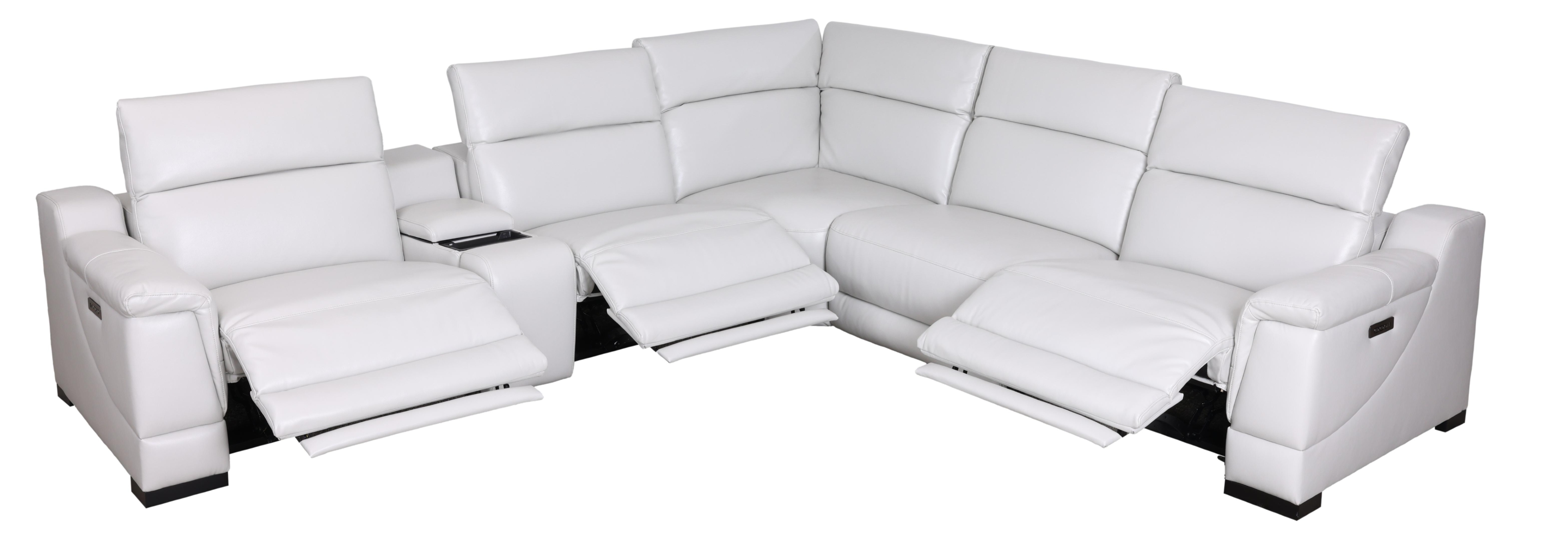 Cosmic CR8018-6K Power Head Reclining 6-Piece Sectional | Van Hill