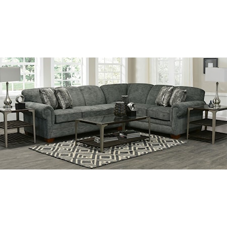 2 Piece LAF Sofa Sectional