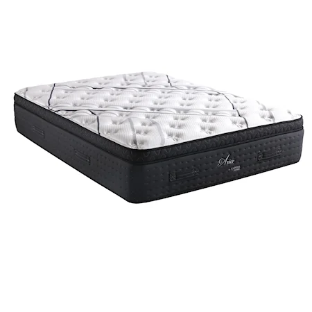 Queen Hybrid Plush Euro Pillow Top