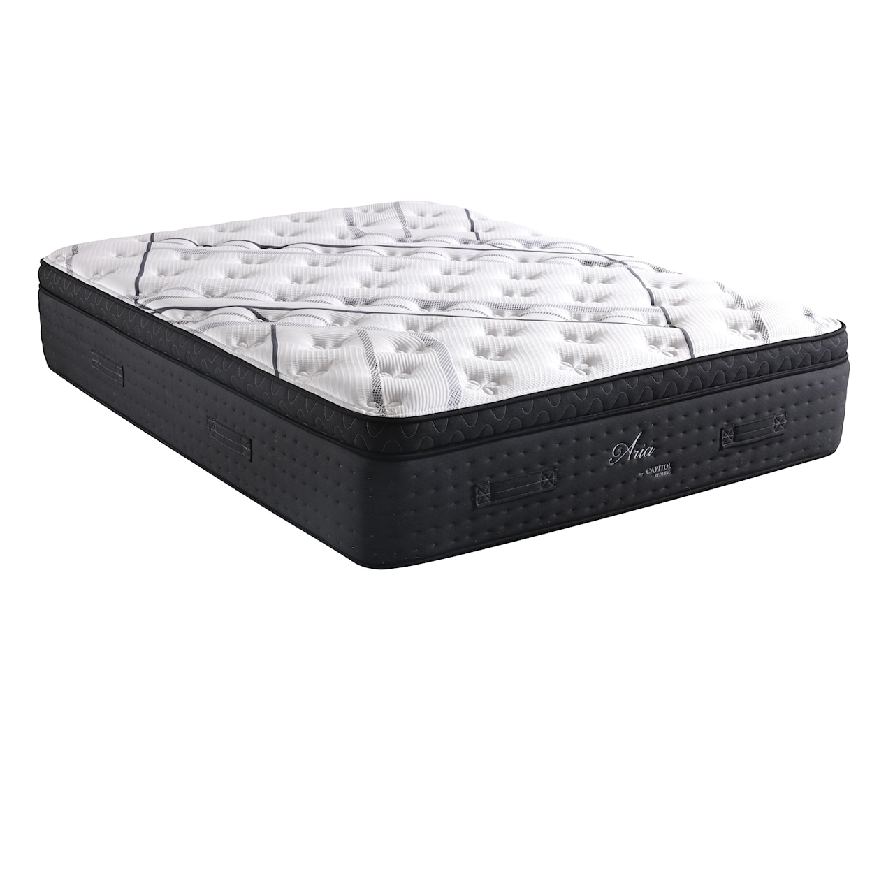 Capitol Bedding Aria Queen Hybrid Plush Euro Pillow Top