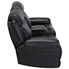 Cheers Triten Power Reclining Console Loveseat