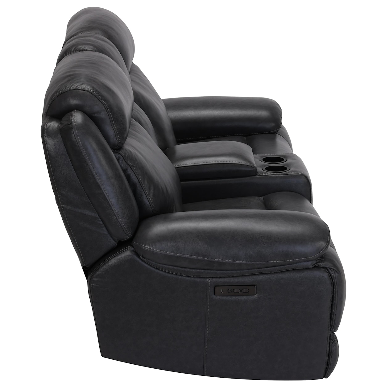 Cheers Triten Power Reclining Console Loveseat