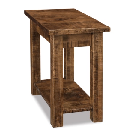 Houston Open Chair Side End Table, No Drawer