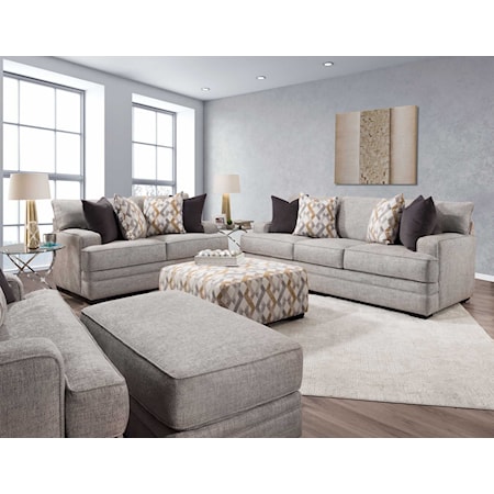 Furniture of America Loveseats Crane SM5154-LV Love Seat (Stationary) from  R & R Discount Furniture