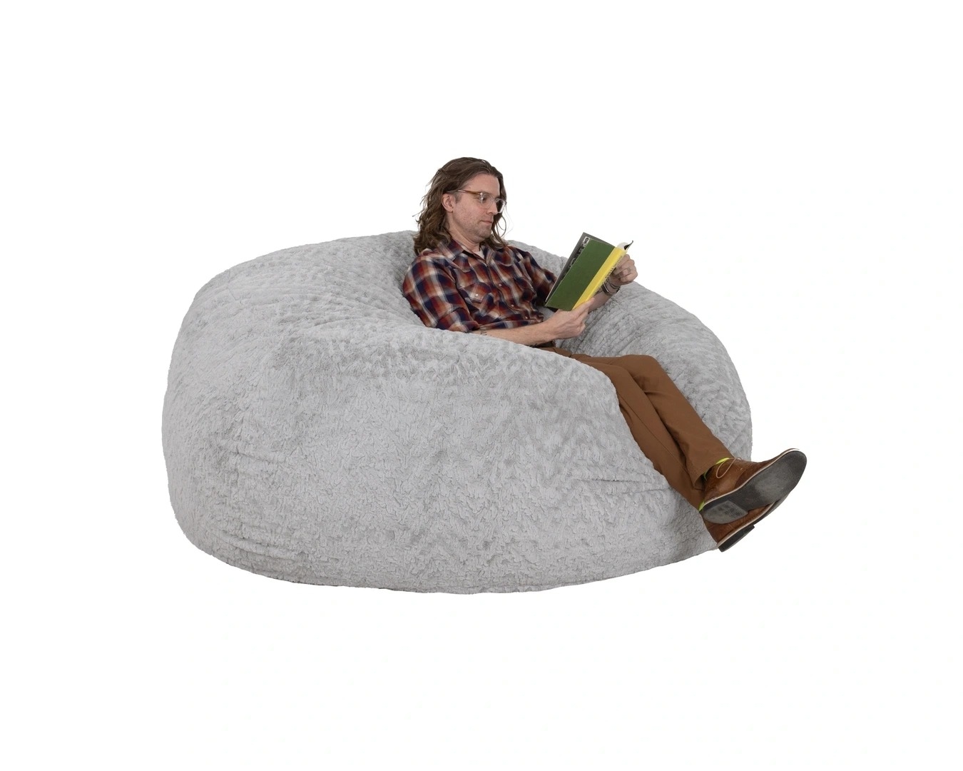 Jackson Furniture Sploosh HK80 Casual Faux Fur Bean Bag Chair with