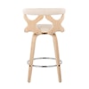 LumiSource Gardenia Gardenia Counter Stool - Set of Two