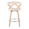 LumiSource Gardenia Gardenia Counter Stool - Set of Two