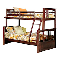 Pulse Wood Twin Over Full Bunk Bed