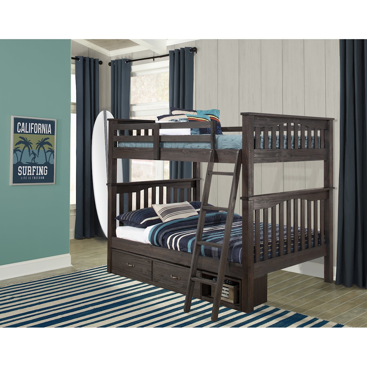 NE Kids Highlands Full Bunk Bed