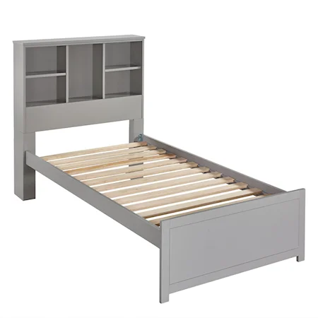 Contemporary Twin Bookcase Bed