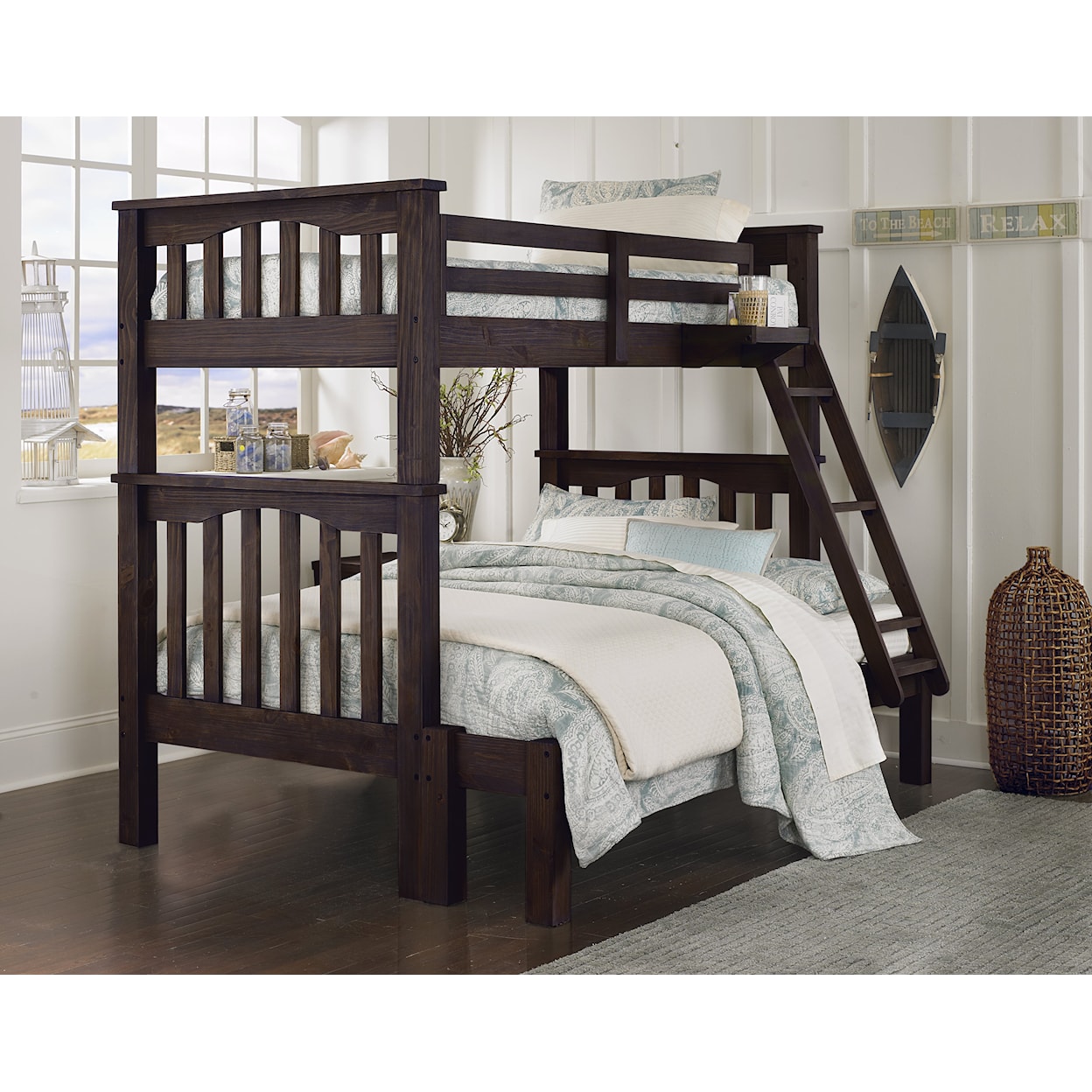 NE Kids Highlands Twin/Full Bunk Bed